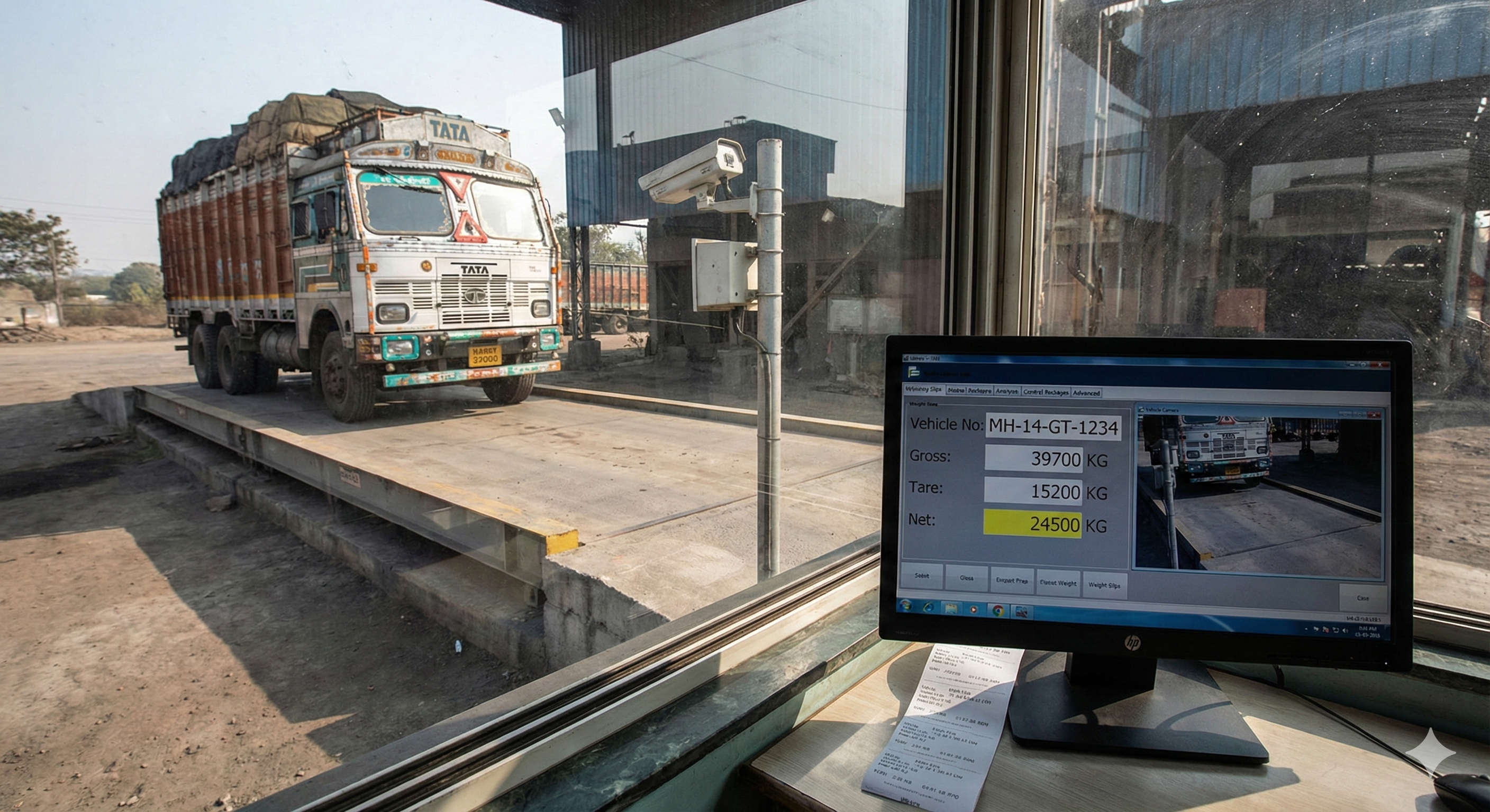 Software Integrated Weighbridge